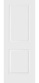 Brite White 2-Panel Raised