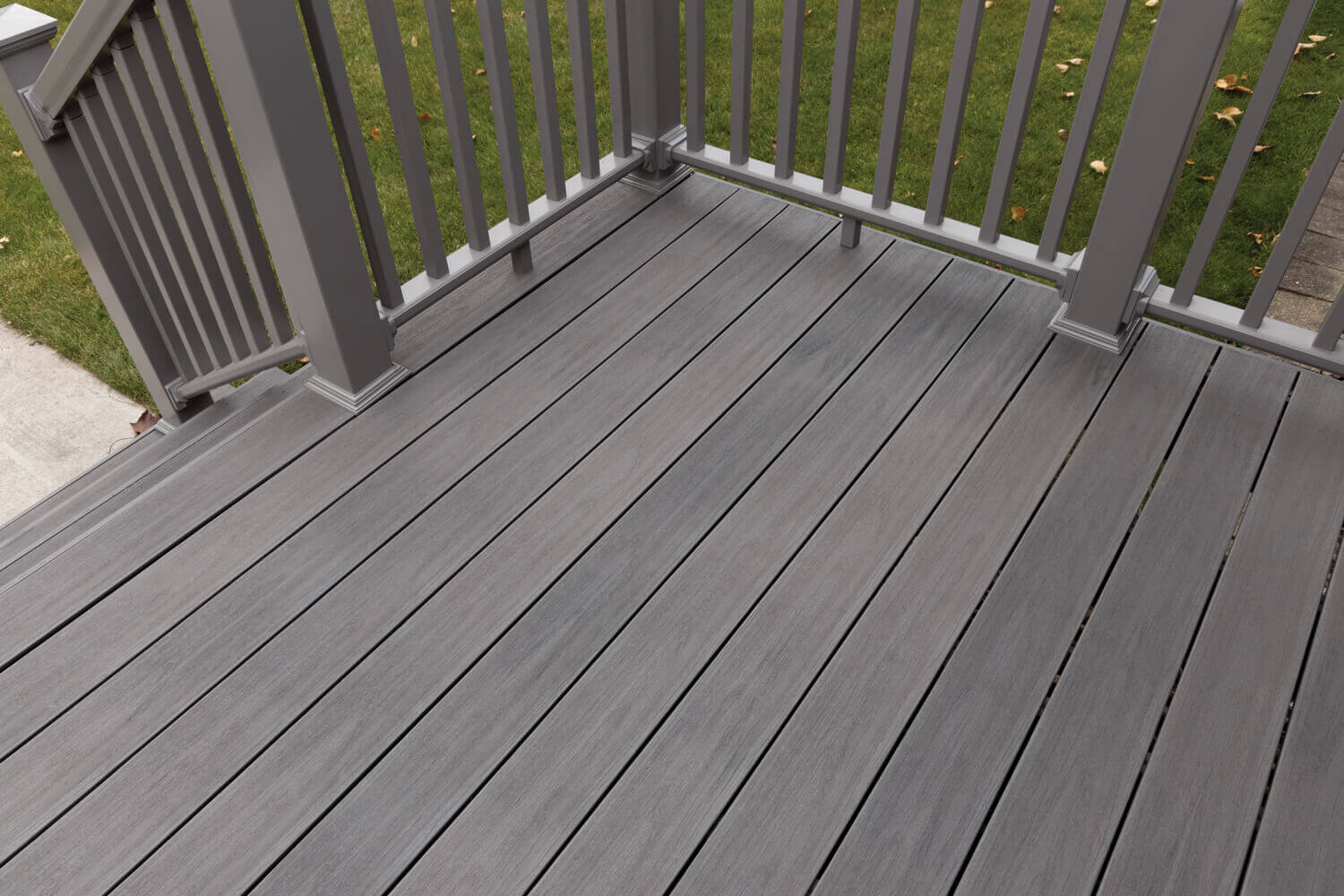 Inspire Fieldstone Deck with Stairs