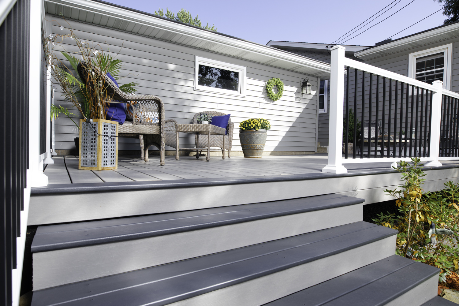 Fusion Gray Stair Scene