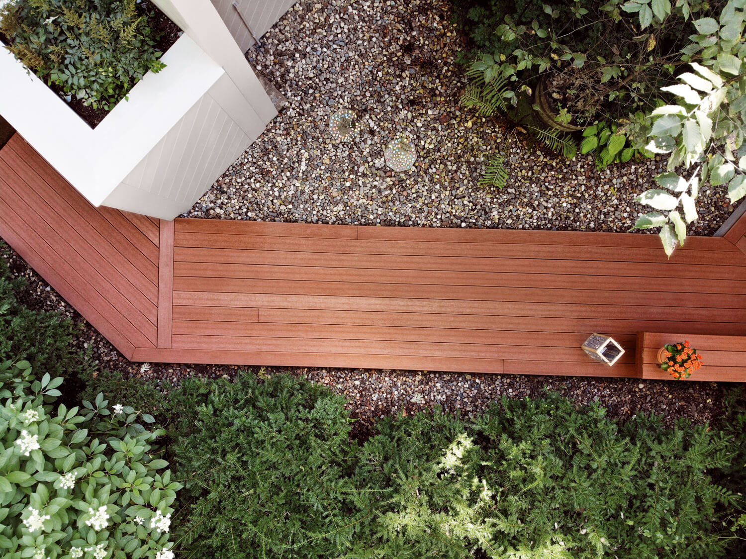 Rustic Redwood Aerial View