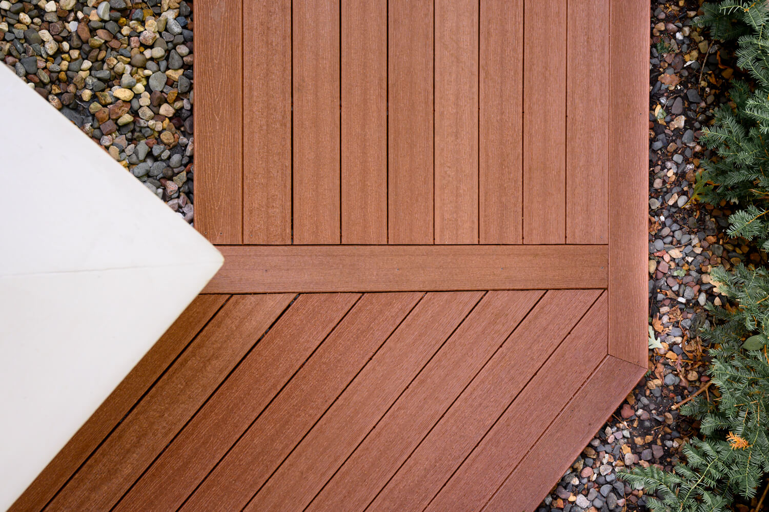 Rustic Redwood Corner View