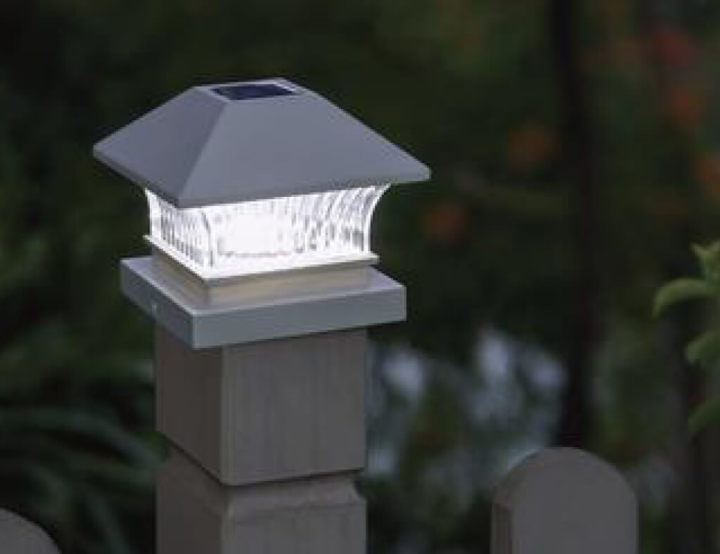 Patriot solar post shop cap lights