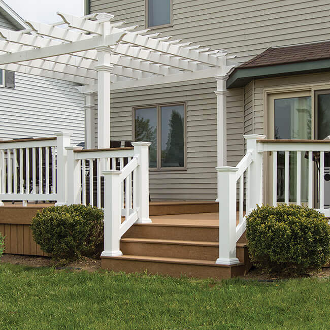 Rustic Cedar Walkway