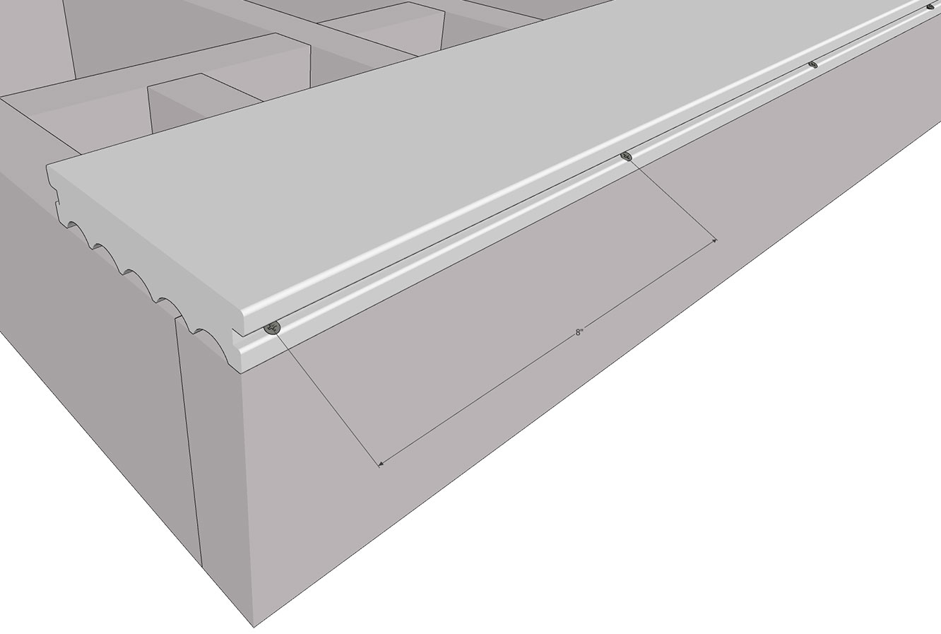 Surface Screws Line Art